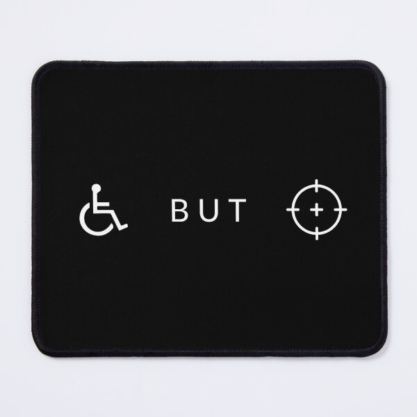 Item preview,  Disabled but Deadly Minimalist Design designed and sold by YogaZesty.