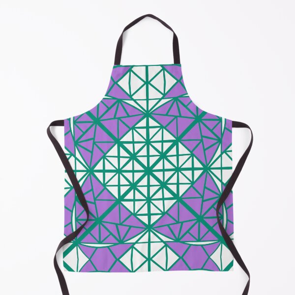 Item preview, peacock blue and green mosaic tile pattern designed and sold by MGuyerArt.