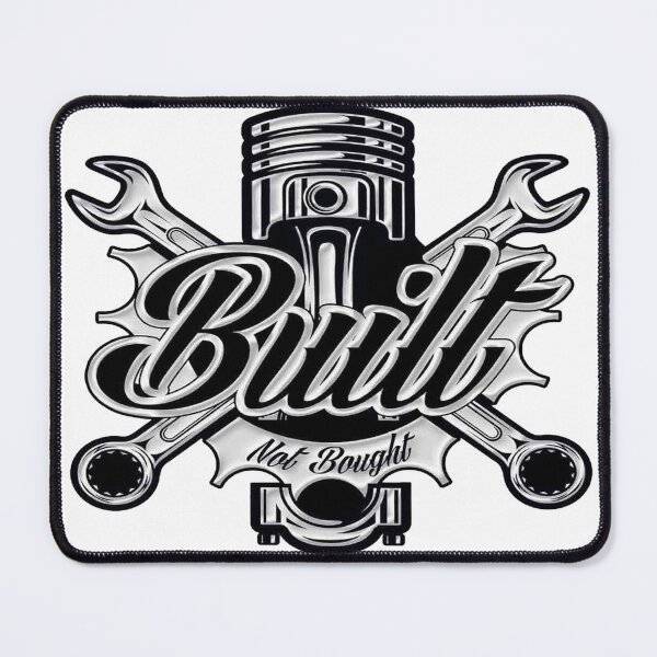 Item preview, Built Not Bought piston  designed and sold by thatstickerguy.