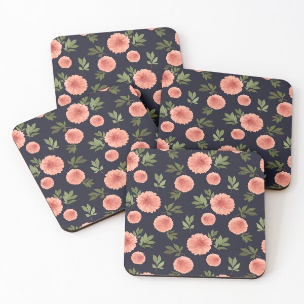 Item preview, Pink Dahlia Flowers Pattern designed and sold by mkozll.