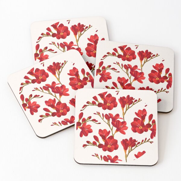 Item preview, Beautiful Freesia Flowers Pattern designed and sold by mkozll.