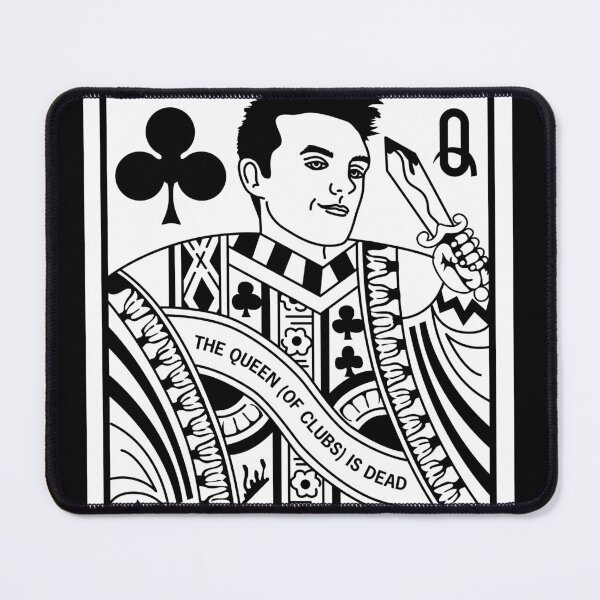 Item preview, The Queen (Of Clubs) is Dead designed and sold by paleshelter.