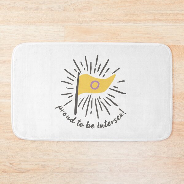 Item preview, LGBTQ Pride Loud and Proud Intersex Flag designed and sold by StickerbashCo.