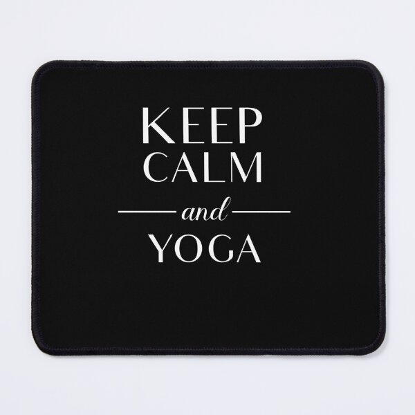 Item preview, Keep Calm and Yoga designed and sold by vooART.