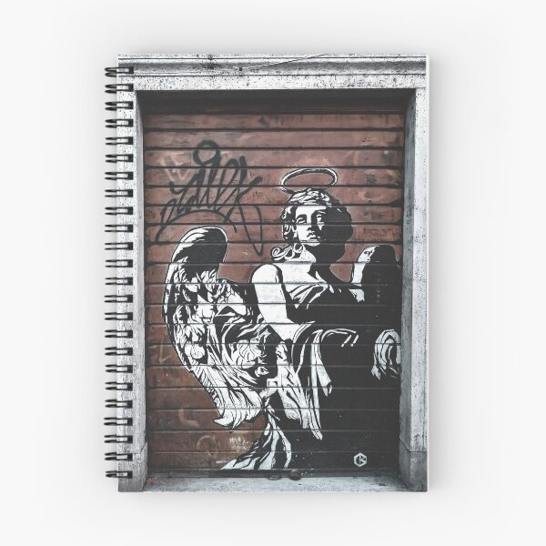 Item preview, Angel b&w graffiti in Rome designed and sold by Mildprint.