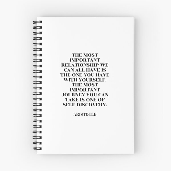 Item preview, The most important journey you can take is one of self-discovery - Aristotle philosophical quotes designed and sold by Inspirationmotivation.