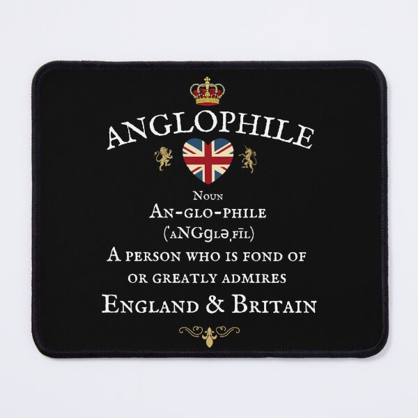 Item preview, ANGLOPHILE, LOVES ENGLAND AND BRITAIN. designed and sold by Krafty  Arts Studio.
