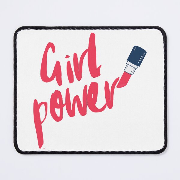 Item preview, Girl Power written with Lipstick design T-shirt designed and sold by KoopTroop ⭐⭐⭐⭐⭐.