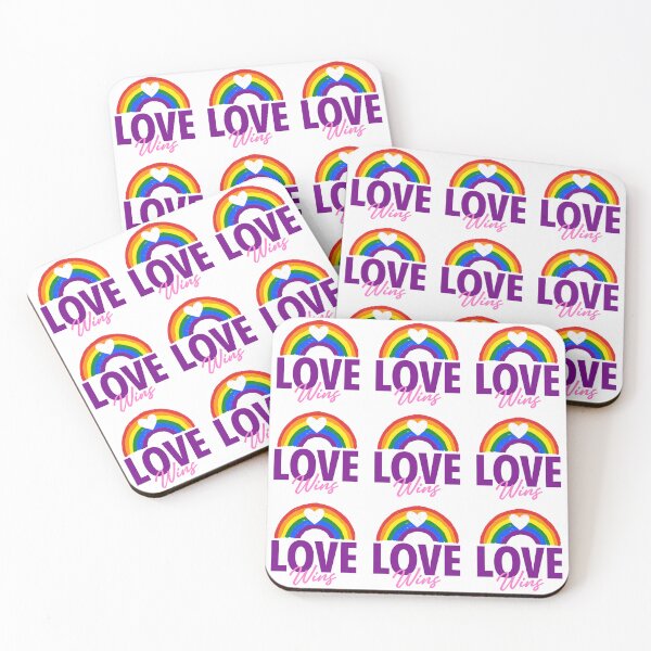 Item preview, Love Wins Rainbow Pride LGBT Equality designed and sold by StickerbashCo.