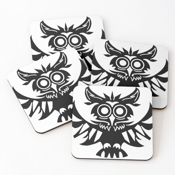 Item preview, Owl Black Tribal designed and sold by Ketrinartistka.