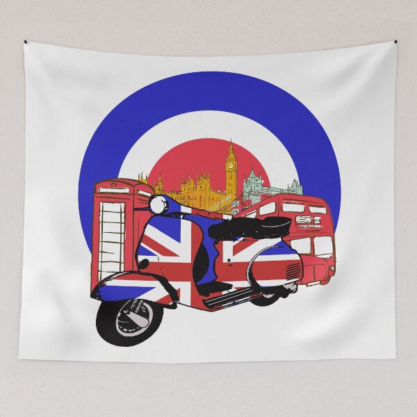 Item preview, Retro UK London Mod designed and sold by Auslandesign.