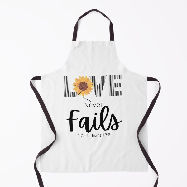 Item preview, Love Never Fails Corinthians 13:8 Sunflower - Love More designed and sold by RedSparkle.
