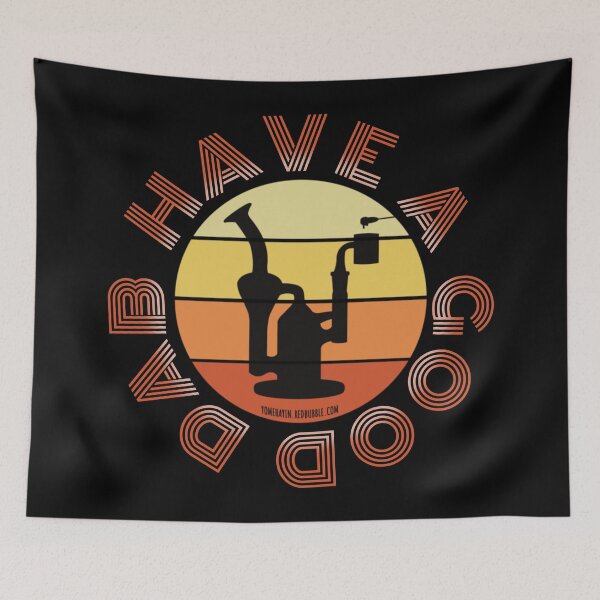 Item preview, Retro Vintage Sunset Orange Dab Rig-Have a good dab designed and sold by YomeHayin.