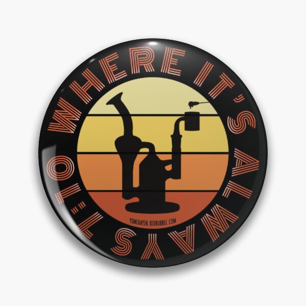Item preview, Retro Vintage Sunset Orange Dab Rig-Where its always 710 designed and sold by YomeHayin.