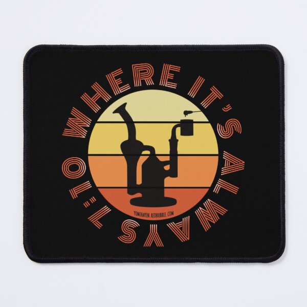 Item preview, Retro Vintage Sunset Orange Dab Rig-Where its always 710 designed and sold by YomeHayin.