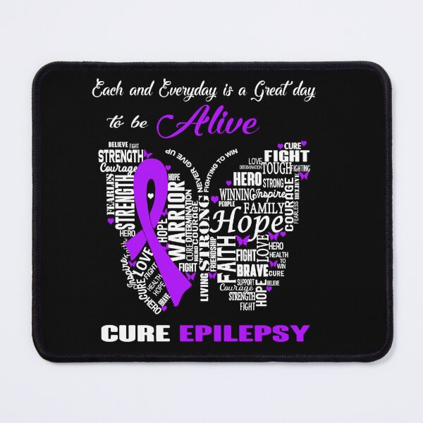 Item preview, Butterfly Ribbon Cure Epilepsy Awareness designed and sold by Tadmab.