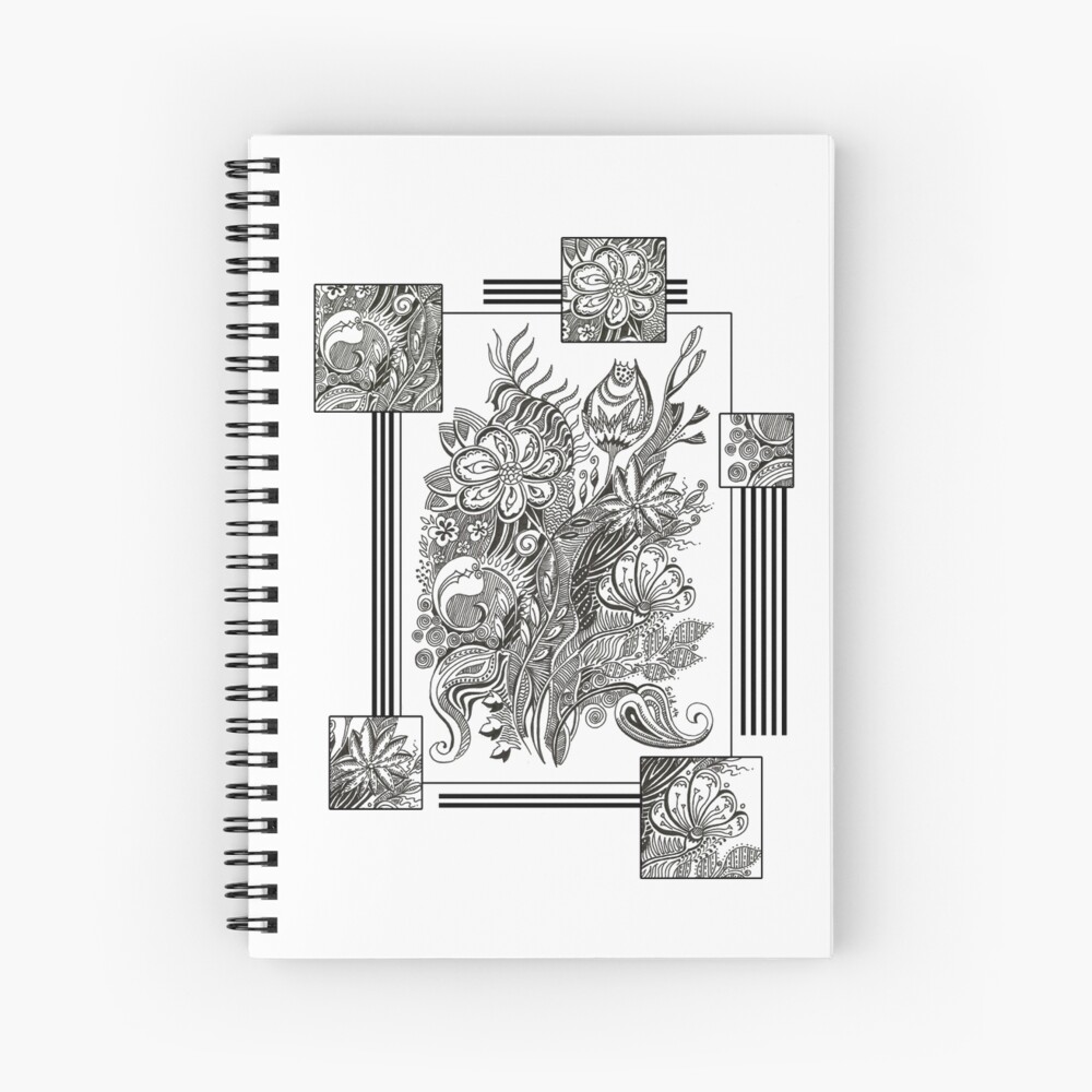 Item preview, Spiral Notebook designed and sold by frogandbear.
