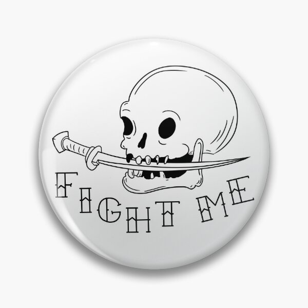 Item preview, Fight me skull dagger sword  designed and sold by Beano Supremo.