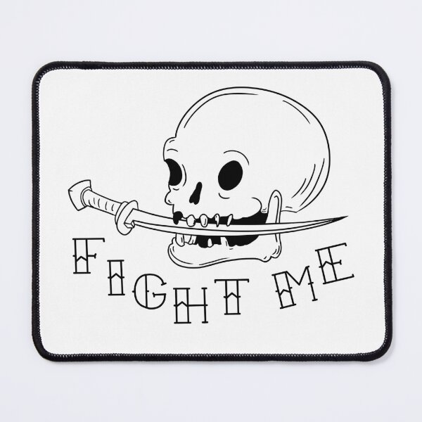 Item preview, Fight me skull dagger sword  designed and sold by Beano Supremo.