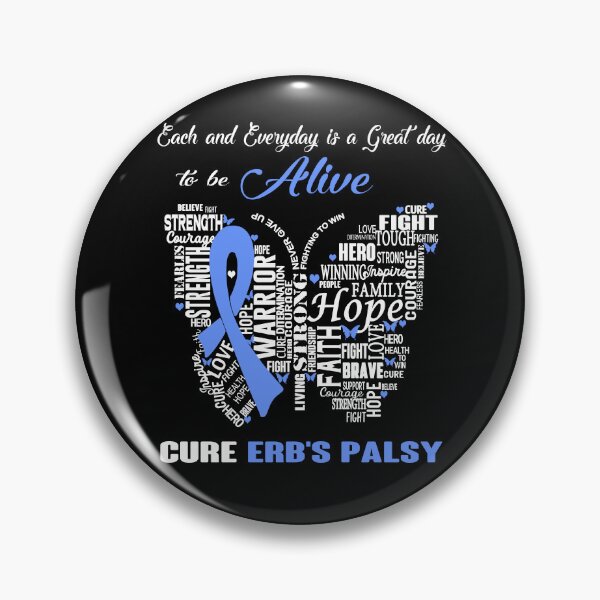 Item preview, Butterfly Ribbon Cure ERB'S PALSY Awareness designed and sold by Tadmab.