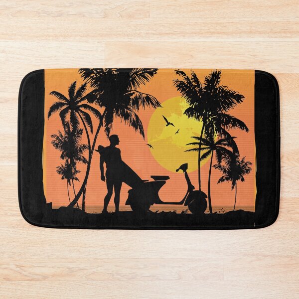 Item preview, Surfer and scooter at Sunset designed and sold by Auslandesign.