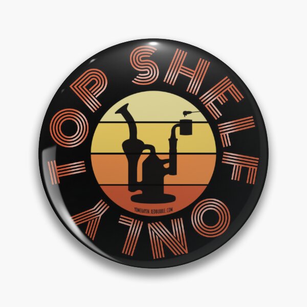 Item preview, Retro Vintage Sunset Orange Dab Rig-Top shelf only  designed and sold by YomeHayin.