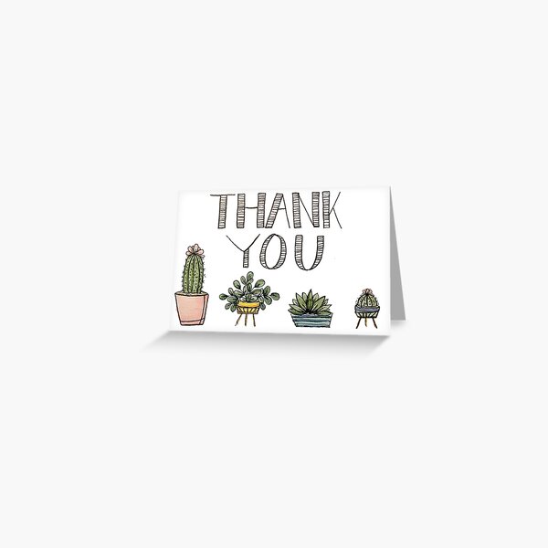 Item preview, Cactus thank you designed and sold by AndesGirl.