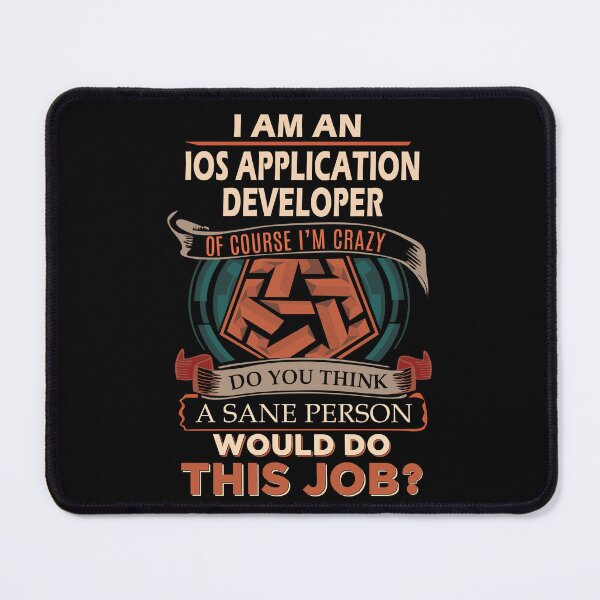 Item preview, Ios Application Developer T Shirt - Sane Person Job Gift Item Tee designed and sold by jazminprin.