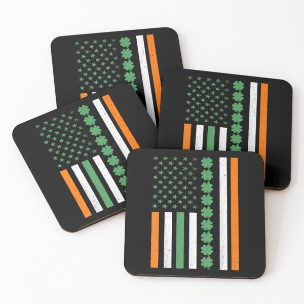 Item preview, Irish American Flag Ireland Flag St Patricks Day designed and sold by peachlovey.