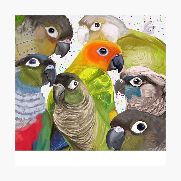 Item preview, Conure Parrot designed and sold by The-Best-Arts.