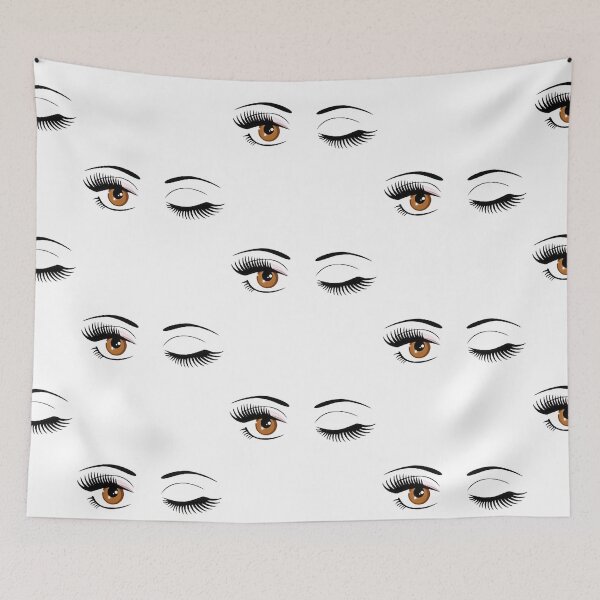 Item preview, Eyelashes Glamor Girl Simply Eyes Lips Fashion Apparel Essential Inspiration Joy Mood Funny designed and sold by DesignByHeartUK.