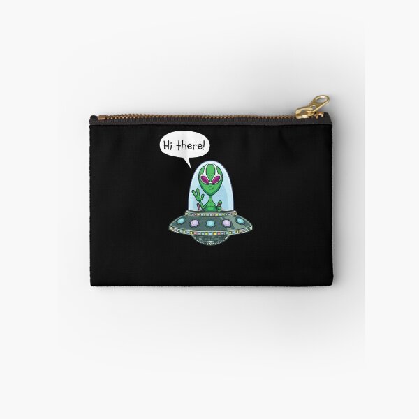 Item preview, Alien Says "Hi There!" - Funny Simple Design designed and sold by EsraaBaniOdeh.