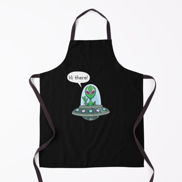 Item preview, Alien Says "Hi There!" - Funny Simple Design designed and sold by EsraaBaniOdeh.