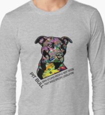 Pitbull BSL Black Long Sleeve T-Shirt