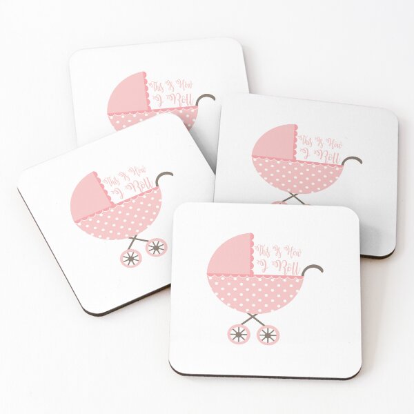 Item preview, This is how I roll // Peach Baby Stroller designed and sold by Adidit.