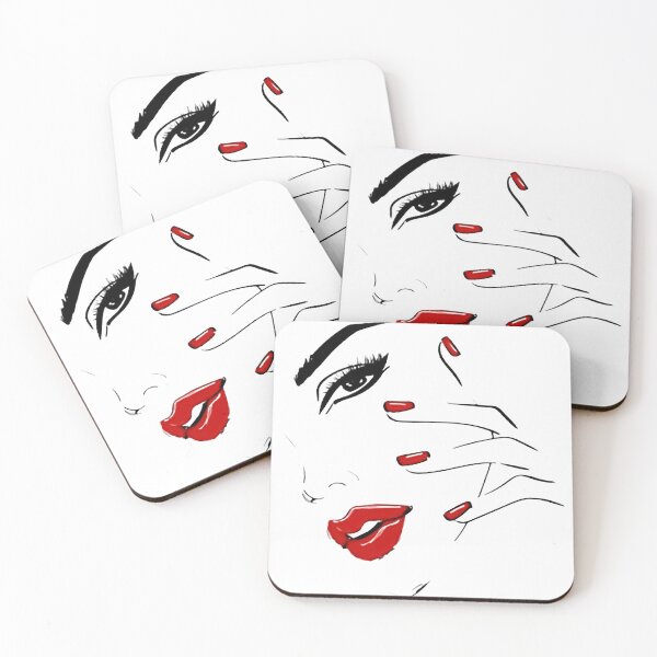 Item preview, Eyelashes Glamor Girl Simply Eyes Lips Fashion Apparel Essential Inspiration Joy Mood Funny designed and sold by DesignByHeartUK.