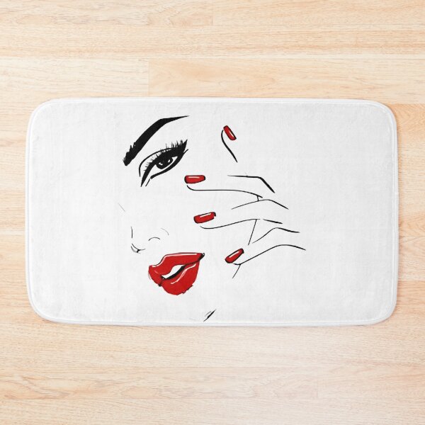 Item preview, Eyelashes Glamor Girl Simply Eyes Lips Fashion Apparel Essential Inspiration Joy Mood Funny designed and sold by DesignByHeartUK.