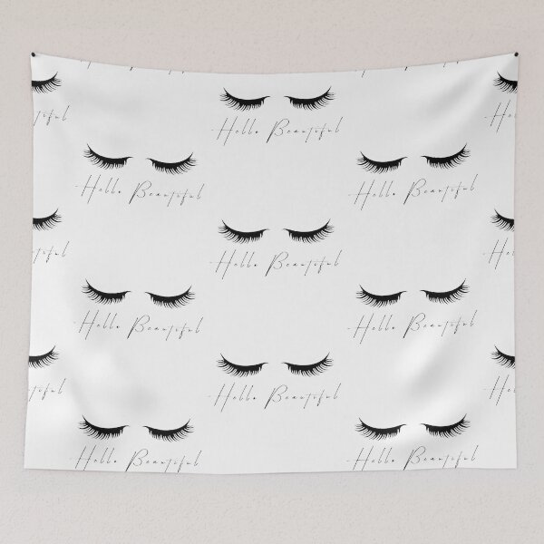 Item preview, Eyelashes Glamor Girl Simply Eyes Lips Fashion Apparel Essential Inspiration Joy Mood Funny designed and sold by DesignByHeartUK.