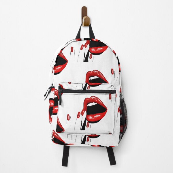 Item preview, Red Lips Eyelashes Glamor Girl Simply Eyes Lips Fashion Apparel Essential Inspiration Joy Mood Funny designed and sold by DesignByHeartUK.