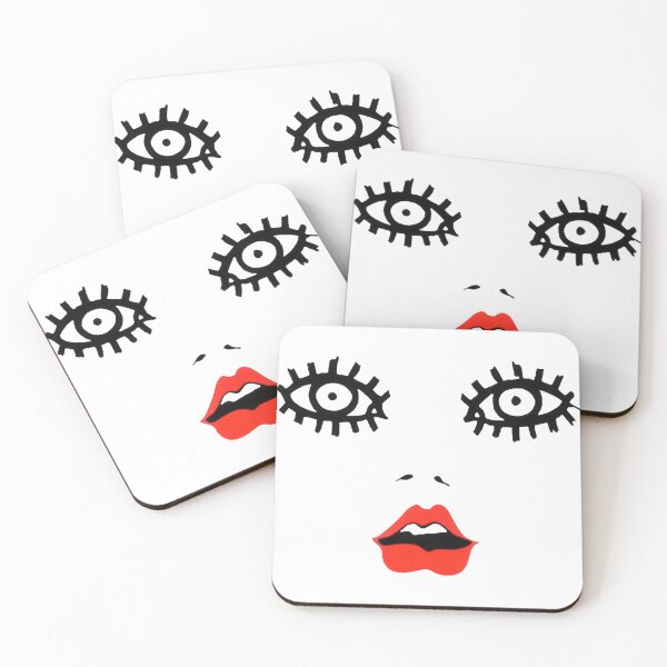 Item preview, Eyelashes Glamor Girl Simply Eyes Lips Fashion Apparel Essential Inspiration Joy Mood Funny designed and sold by DesignByHeartUK.