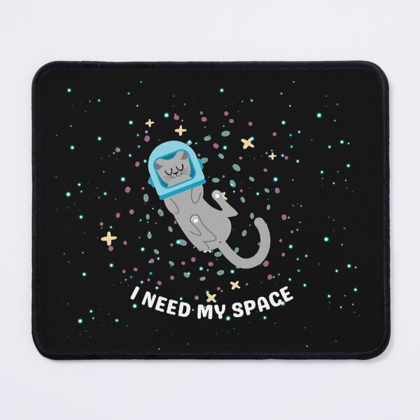 Item preview, I Need My Space- An Astronaut Cat Chilling In Space designed and sold by EsraaBaniOdeh.