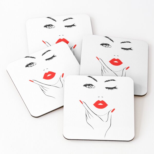 Item preview, Eyelashes Glamor Girl Simply Eyes Lips Fashion Apparel Essential Inspiration Joy Mood Funny designed and sold by DesignByHeartUK.