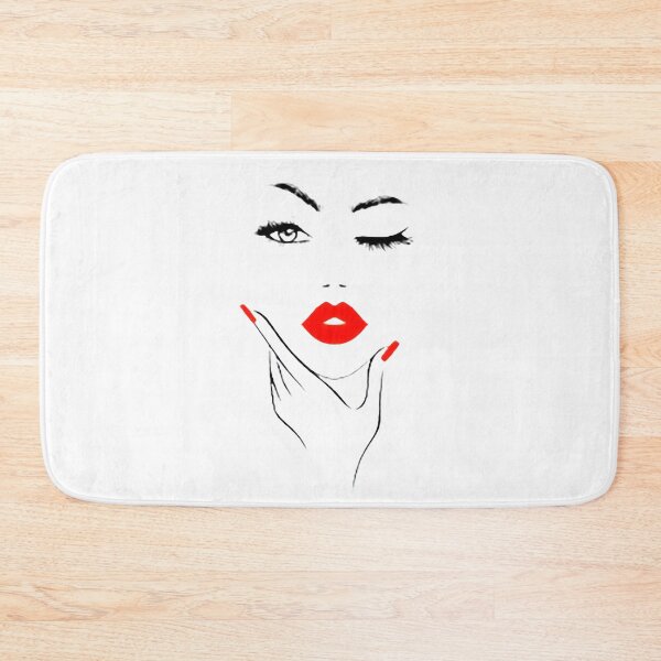 Item preview, Eyelashes Glamor Girl Simply Eyes Lips Fashion Apparel Essential Inspiration Joy Mood Funny designed and sold by DesignByHeartUK.