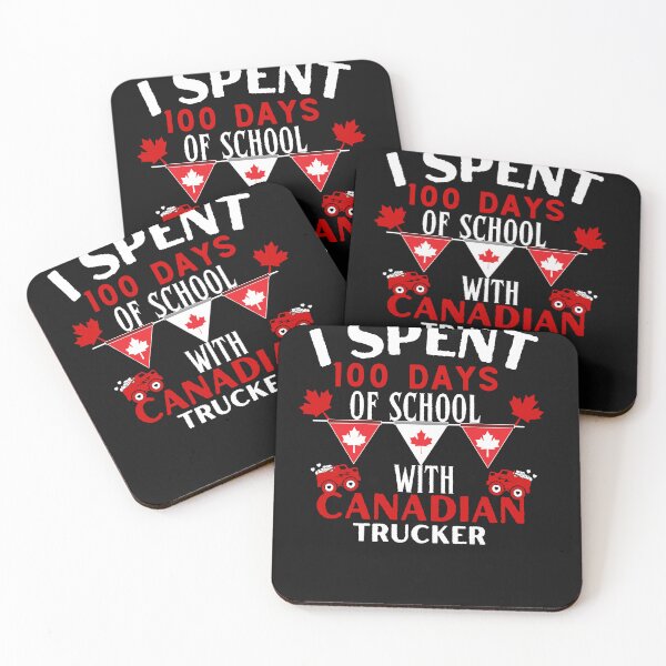 Item preview, 100 days of school with Canadian trucker 100 days of school designed and sold by ami28.