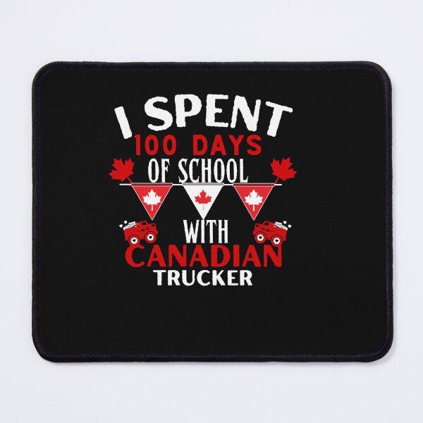 Item preview, 100 days of school with Canadian trucker 100 days of school designed and sold by ami28.