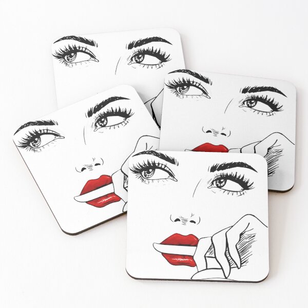 Item preview, Eyelashes Glamor Girl Simply Eyes Lips Fashion Apparel Essential Inspiration Joy Mood Funny designed and sold by DesignByHeartUK.