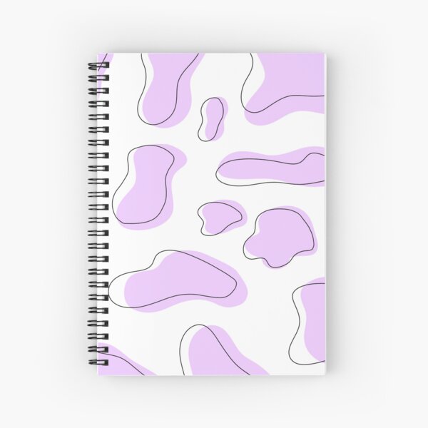 Purple Cow Print Spiral Notebook for Sale by SimplebutSweet