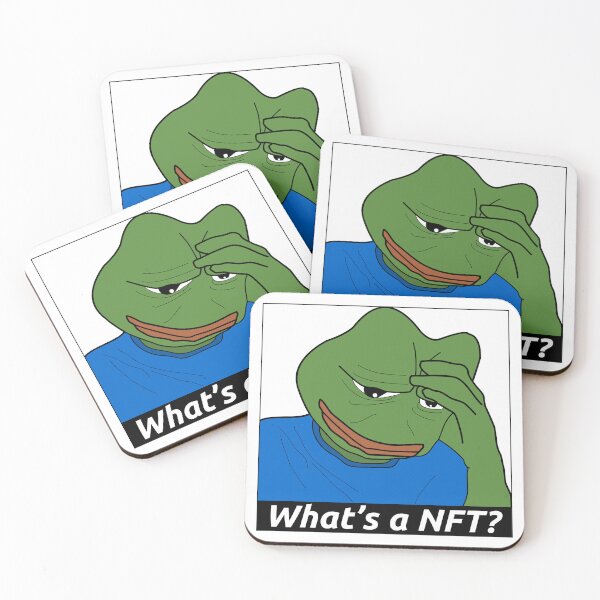 Artikelvorschau, Was ist ein NFT | Pepe das Frosch-Design entworfen und verkauft von RogueVibeZ.