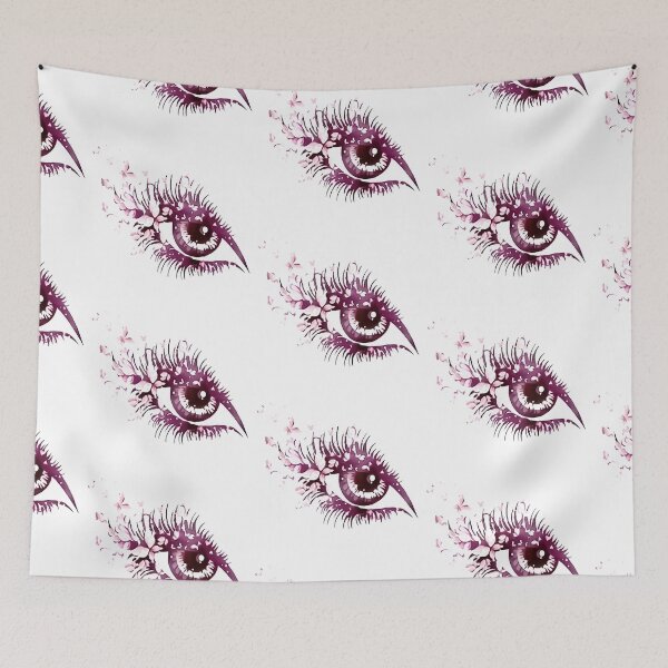 Item preview, Eyelashes Glamor Girl Simply Eyes Lips Fashion Apparel Essential Inspiration Joy Mood Funny designed and sold by DesignByHeartUK.
