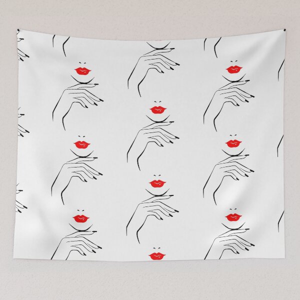 Item preview, Eyelashes Glamor Girl Simply Eyes Lips Fashion Apparel Essential Inspiration Joy Mood Funny designed and sold by DesignByHeartUK.
